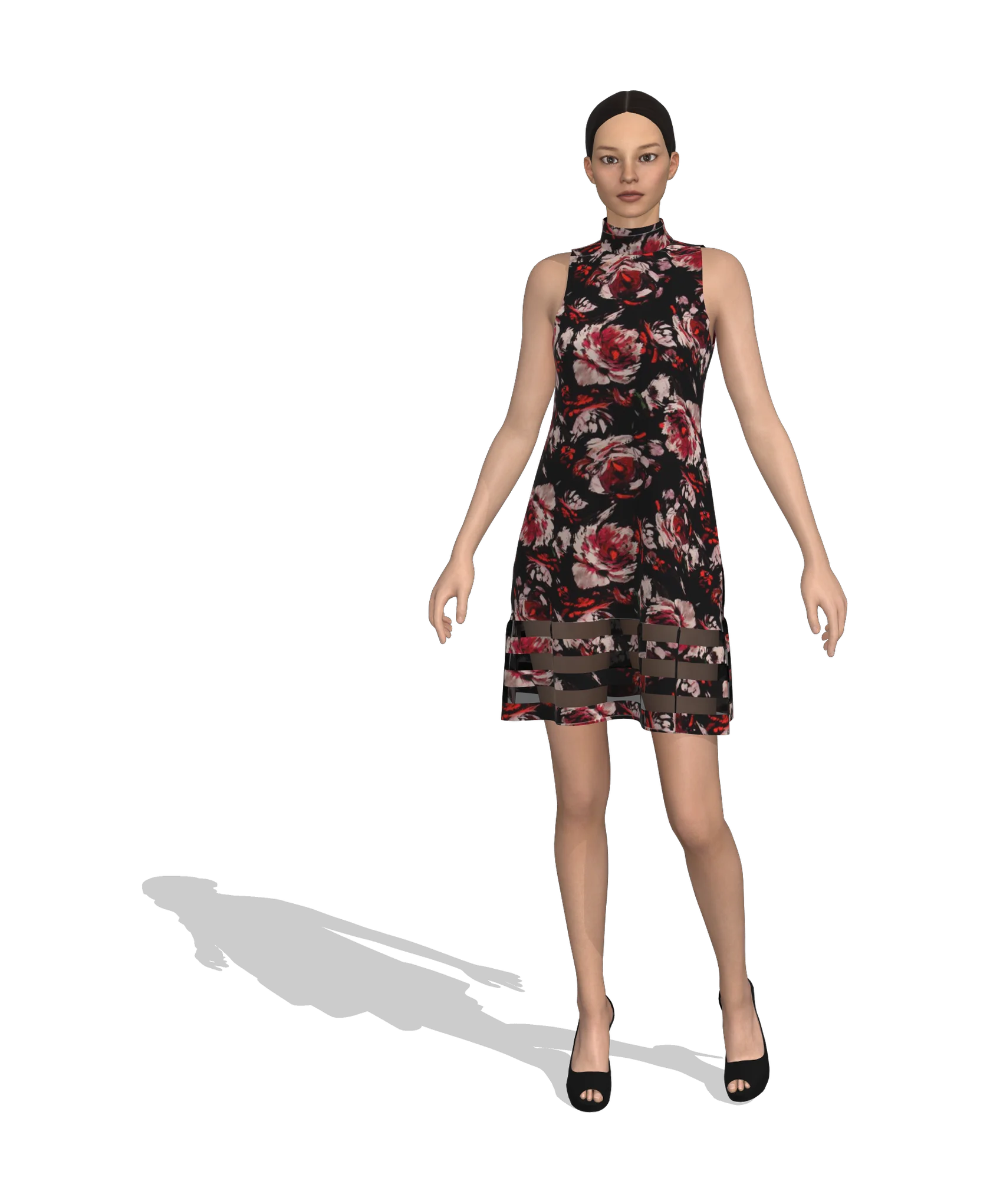 KDscion p129 sleeveless top-with large side vents